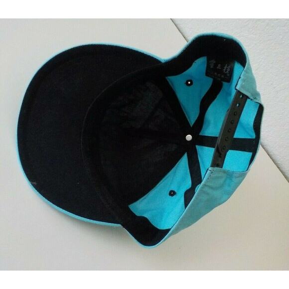 Shanghai Tower Comic Book Graphic Theme Baseball Hat Cap Light Blue - Picture 7 of 9